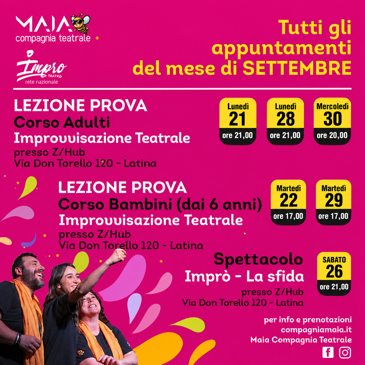 SETTEMBRE è il mese perfetto per ricominciare