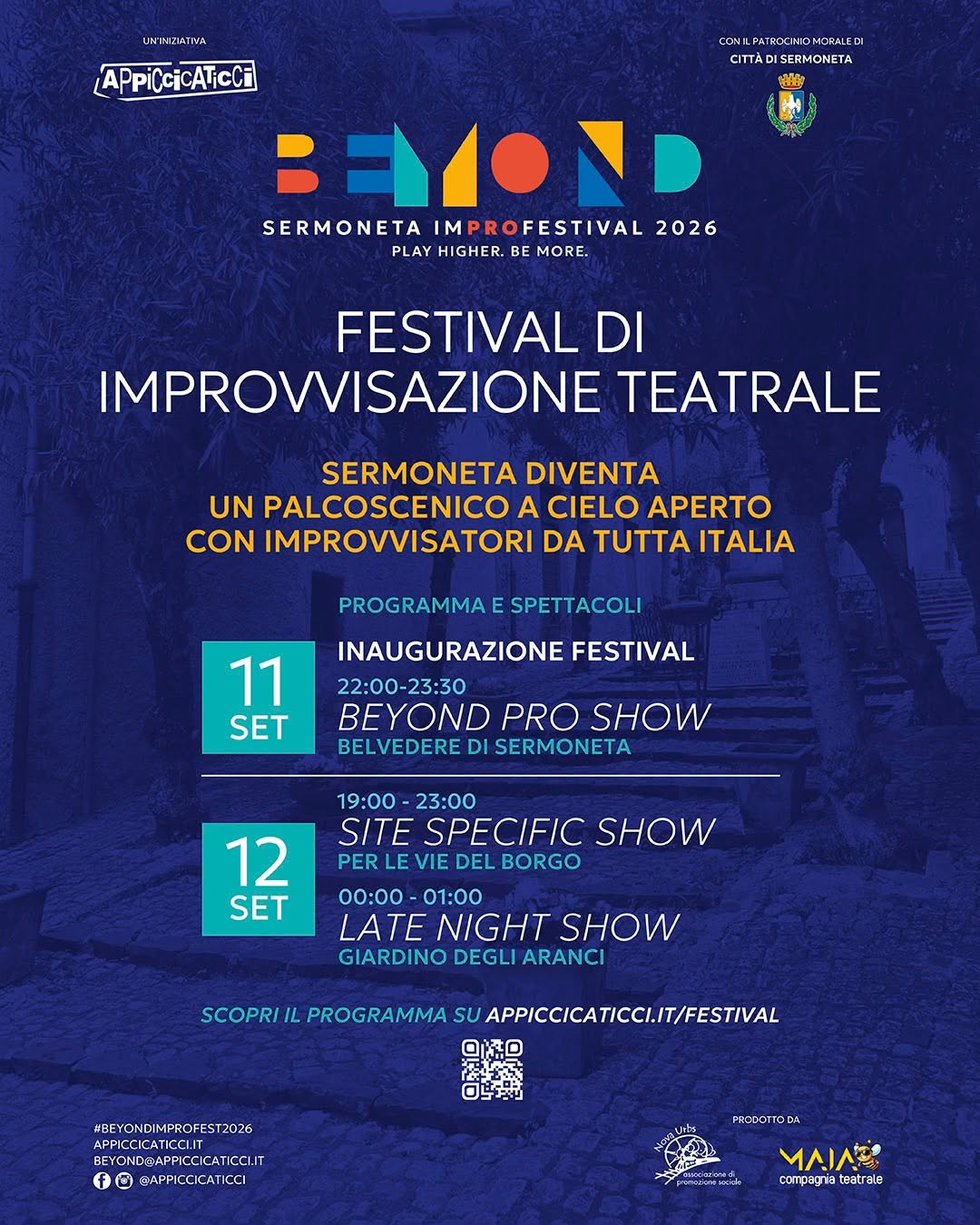 Beyond Impro Festival: Sermoneta si trasforma un palcoscenico a cielo aperto