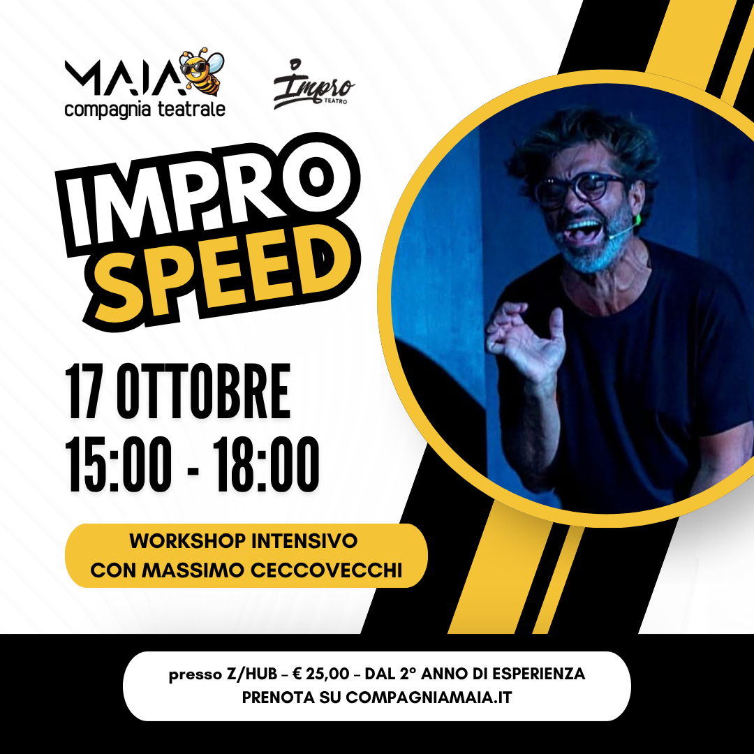 Impro Speed: il workshop intensivo con Massimo Ceccovecchi